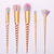 Rose Gold Unicorn Brushes Set