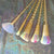 Rose Gold Unicorn Brushes Set