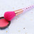 Pink Hair Makeup Brushes Set