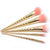 Pink Hair Brushes Set