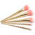 Pink Hair Brushes Set